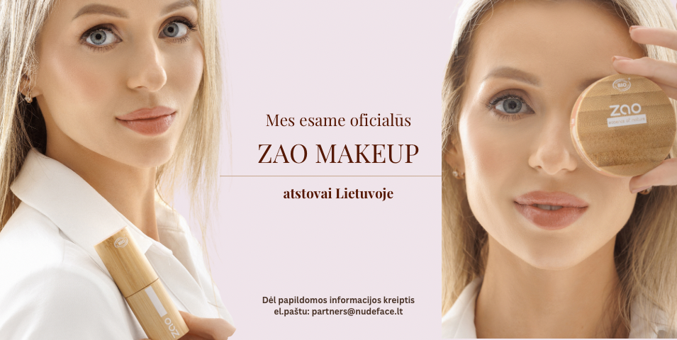 Nude face- oficialūs ZAO Makeup atstovai Lietuvoje